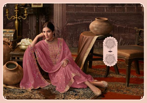 Zisa Charmy Falak Silk Embroidery Designer Salwar Kurti Collection 